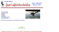 Desktop Screenshot of iparialpin.hu